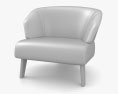 Minotti Reeves Large Кресло 3D модель