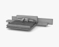 Minotti Horizonte 침대 3D 모델 
