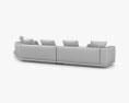 Minotti Horizonte Sofa 3D-Modell