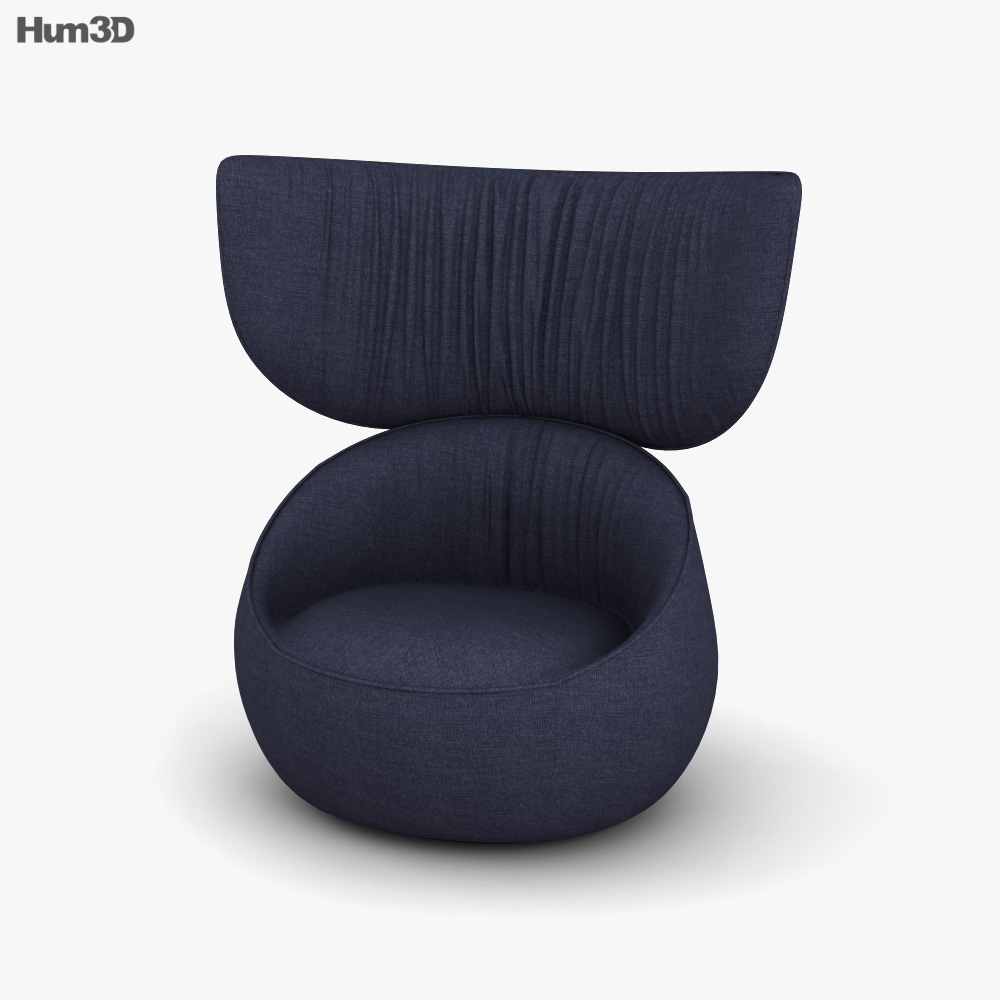 Moooi Hana 扶手椅 3D模型