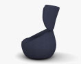 Moooi Hana 肘掛け椅子 3Dモデル