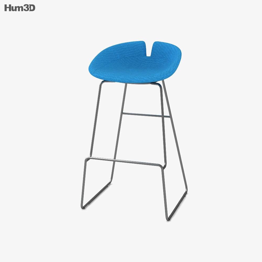 Moroso Fjord Bar stool 3D model