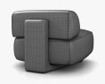 Moroso Gogan 扶手椅 3D模型