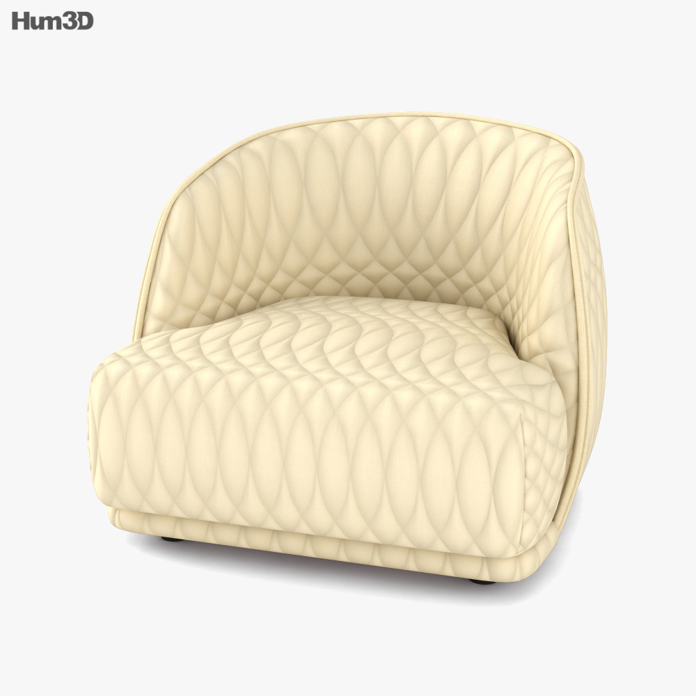 Moroso Redondo 扶手椅 3D模型