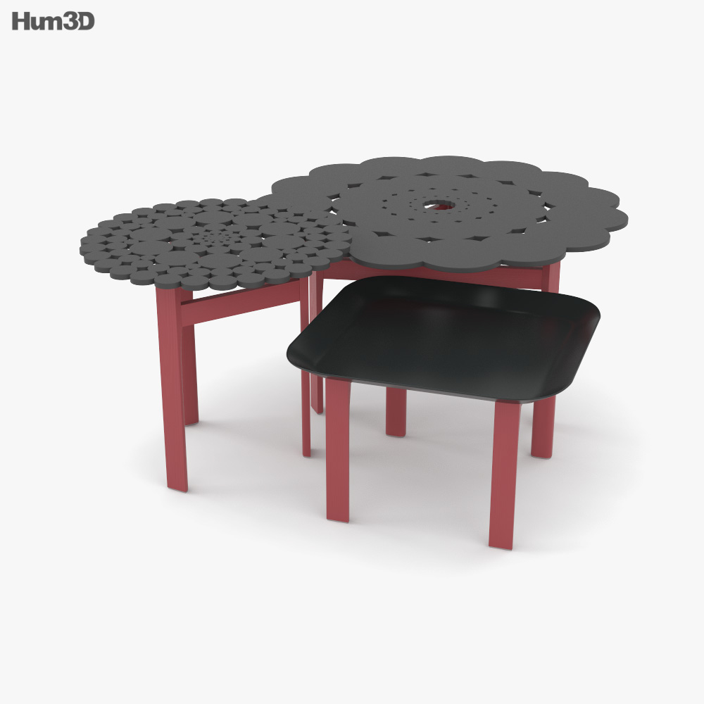 Moroso Fergana Tavolino Modello 3D