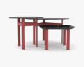 Moroso Fergana Side table 3d model