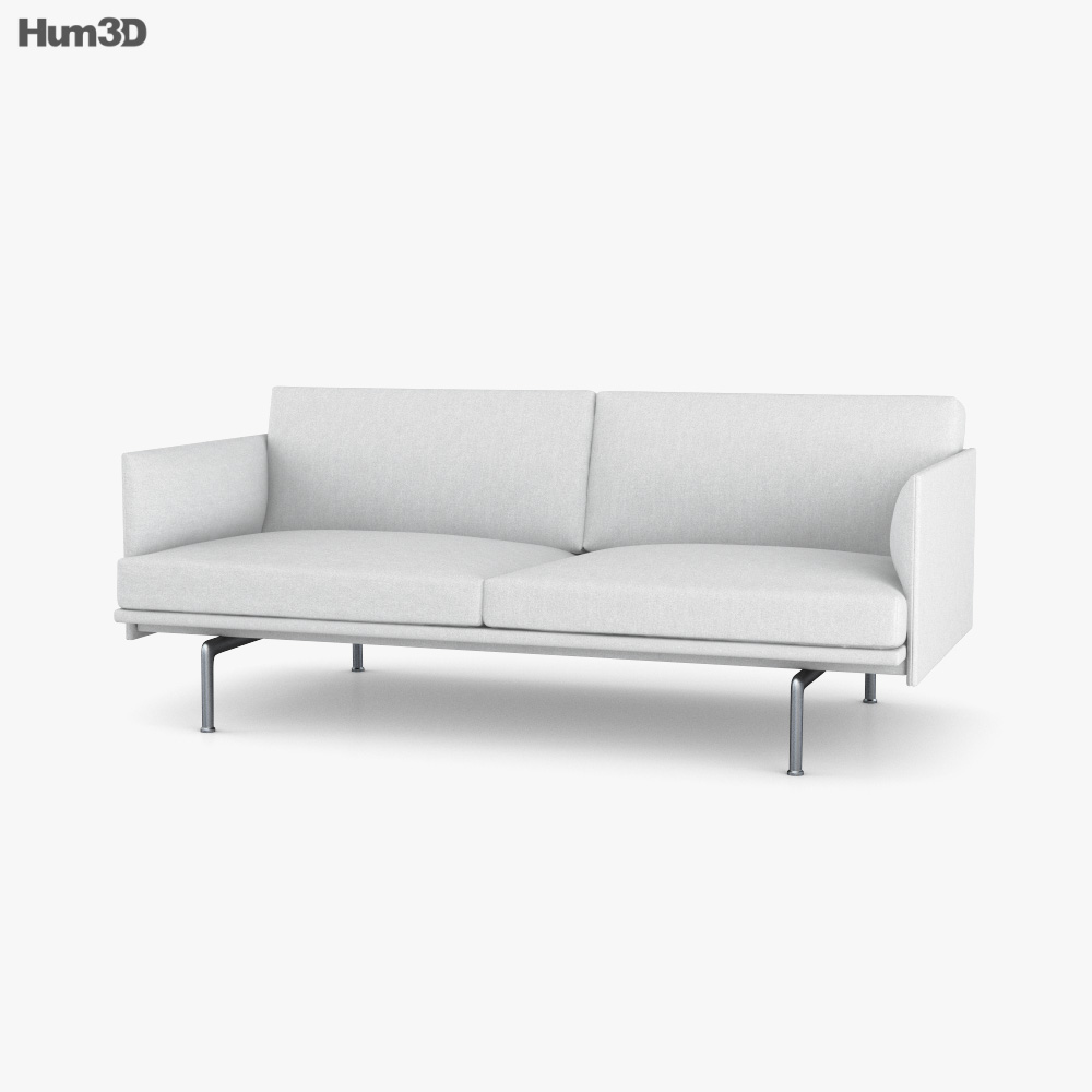 Muuto Outline Sofa 3D model