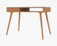 Nathan James Parker Mid Century Modern Wood Письмовий стіл 3D модель