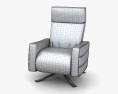 Natuzzi Istante Sessel 3D-Modell