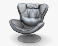 Natuzzi Sound 扶手椅 3D模型