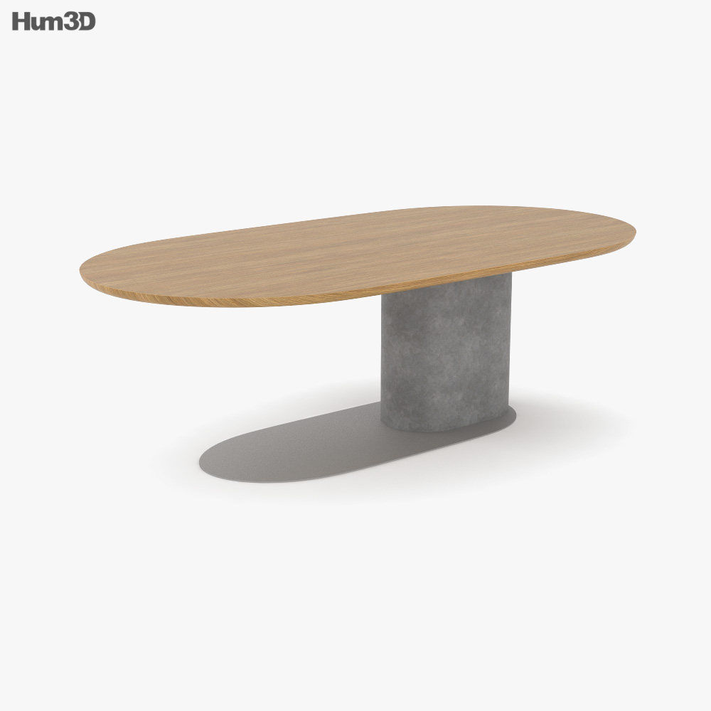 Natuzzi Ombra Dining table 3D model