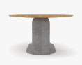 Natuzzi Ombra Dining table 3d model