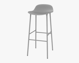 Normann Copenhagen Form Bar stool 3D model