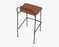 Normann Copenhagen Studio Bar stool 3d model