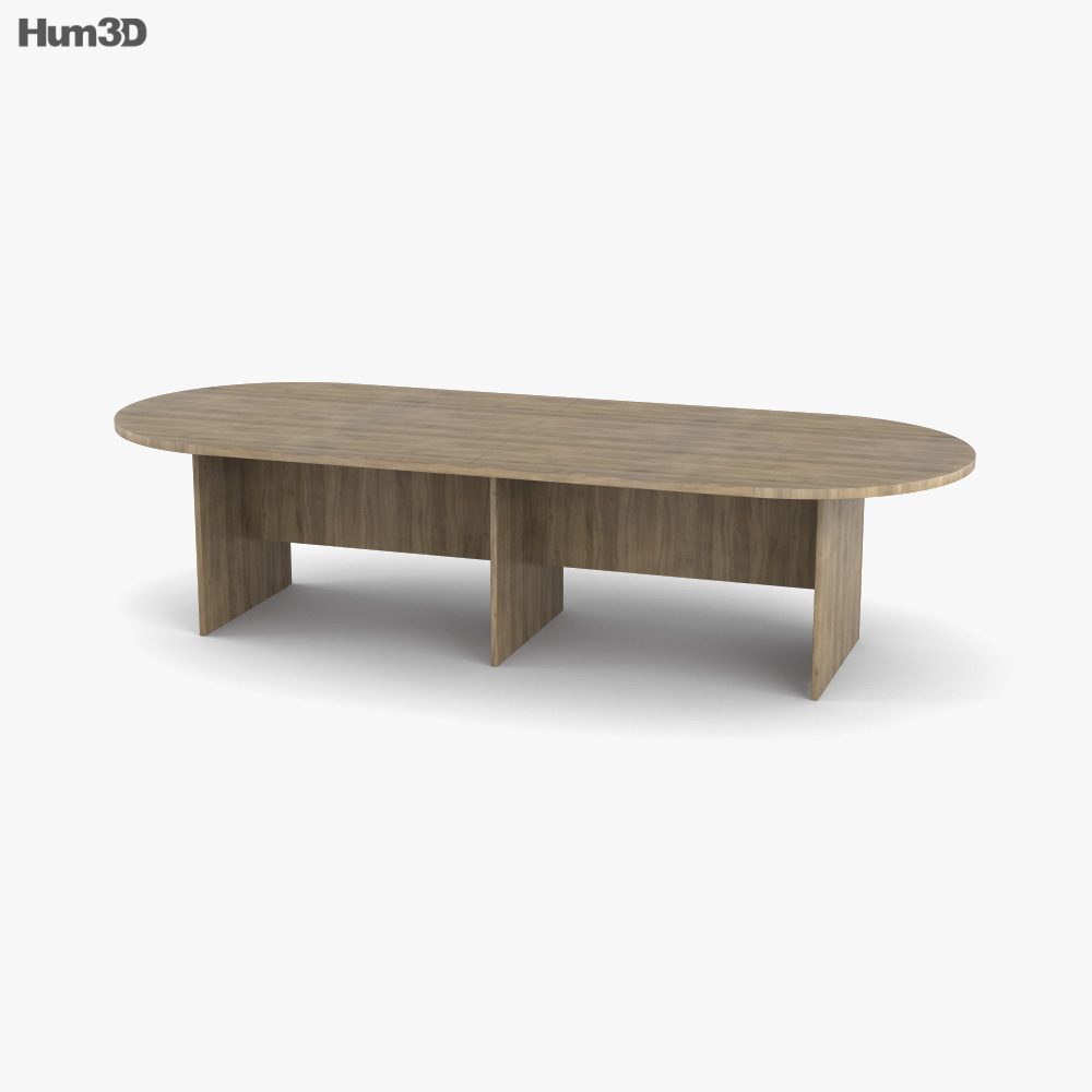 Offices To Go Racetrack Conference table 3D model