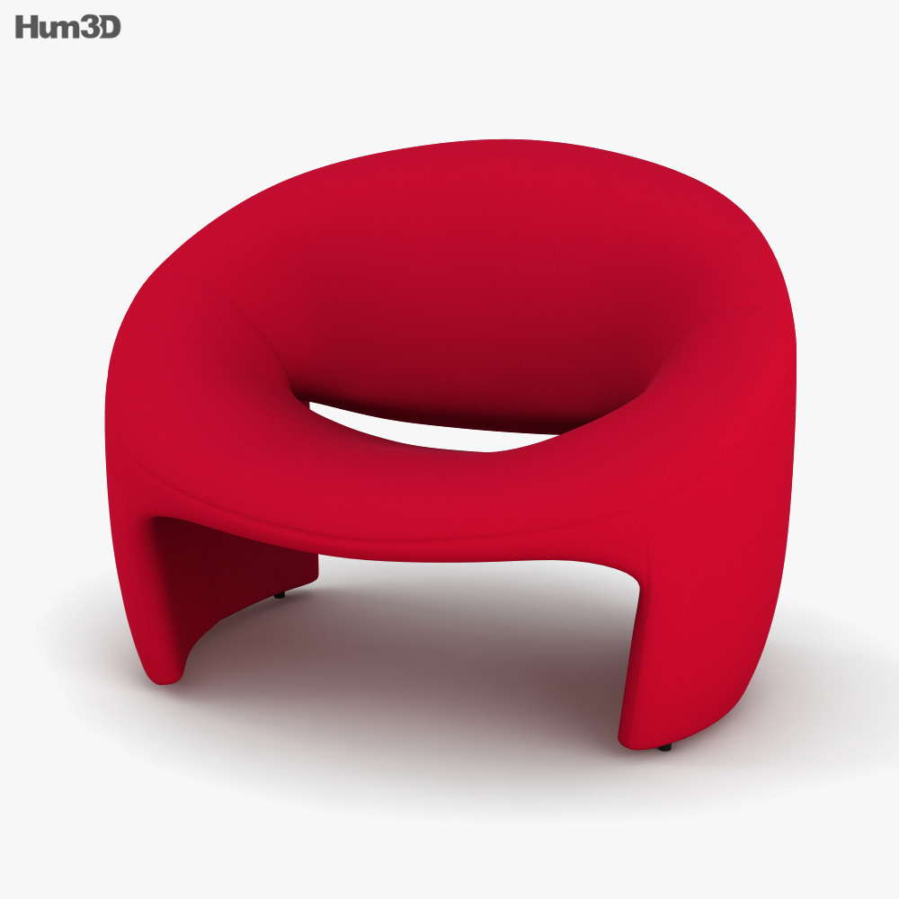 Olivier Mourgue Pair Of Montreal Chair 3D model