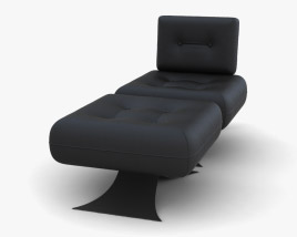 Oscar Niemeyer Alta Lounge chair 3D model