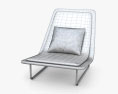Paola Lenti Sand 肘掛け椅子 3Dモデル