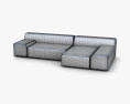 Paola Lenti All Time ソファー 3Dモデル