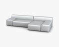 Paola Lenti All Time Sofa 3D-Modell