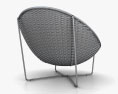 Paola Lenti Nido 扶手椅 3D模型