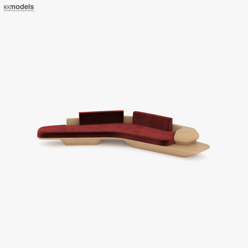Pendhapa Asthila Sofa 3D-Modell