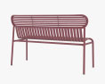 Petite Friture Weekend Bench 3D 모델 