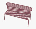 Petite Friture Weekend Bench 3D 모델 