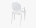 Philippe Starck Louis Ghost 의자 3D 모델 
