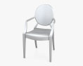 Philippe Starck Louis Ghost チェア 3Dモデル