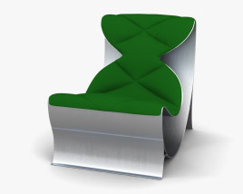 Phillips Maria Pergay Cadeira de Lounge Modelo 3d