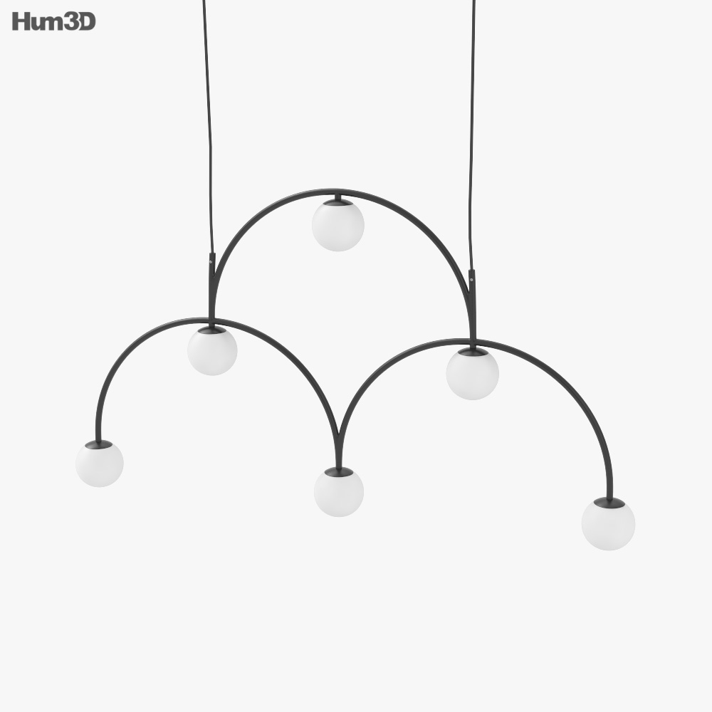 Pholc Bounce 116 Lampe à Suspension Modèle 3D