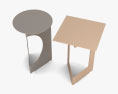 Pianca Duetto Table 3d model
