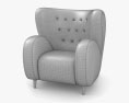Pierre Augustin Rose Le Minotaure 扶手椅 3D模型