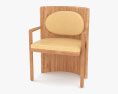 Pierre Augustin Rose Arbor Chair 3d model