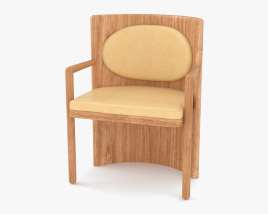 Pierre Augustin Rose Arbor Chair 3D model