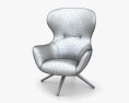 Poliform Mad Joker 扶手椅 3D模型