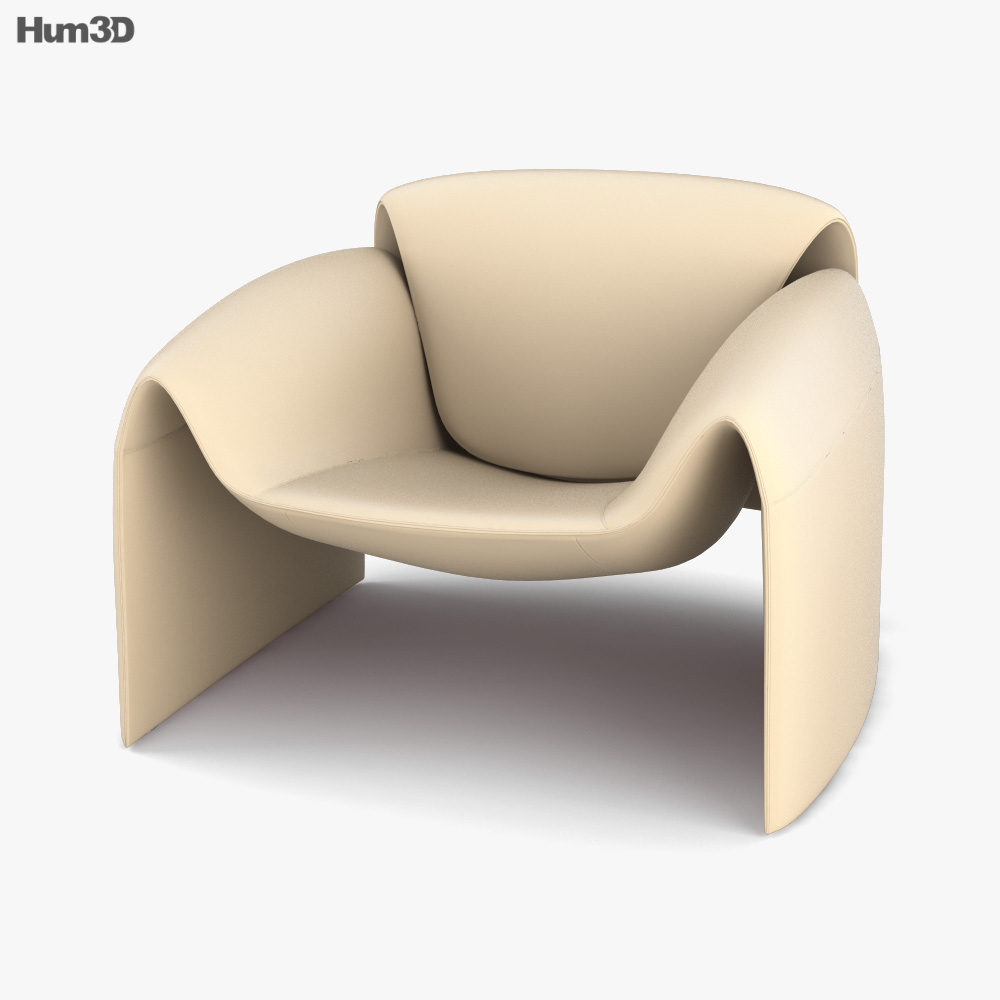 Poliform Le Club Chair 3D model
