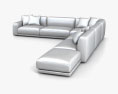 Poliform Seoul Кутовий диван 3D модель
