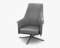 Poliform Stanford Lounge armchair 3d model