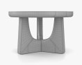 Poliform Nara 커피 테이블 3D 모델 