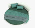 Poltrona Frau Lullaby Due 침대 3D 모델 