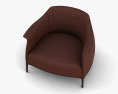 Poltrona Frau Archibald Large 扶手椅 3D模型