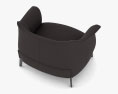 Poltrona Frau Archibald Gran Comfort Sessel 3D-Modell