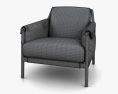Poltrona Frau Times Lounge armchair 3d model