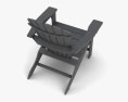 Polywood South Beach Adirondack Кресло 3D модель