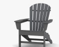 Polywood South Beach Adirondack Кресло 3D модель