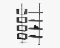 Porada Domino Shelf 3d model