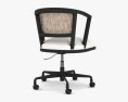 Poterry Barn Lisbon Cane Офисное кресло 3D модель
