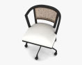 Poterry Barn Lisbon Cane Cadeira de Escritório Modelo 3d